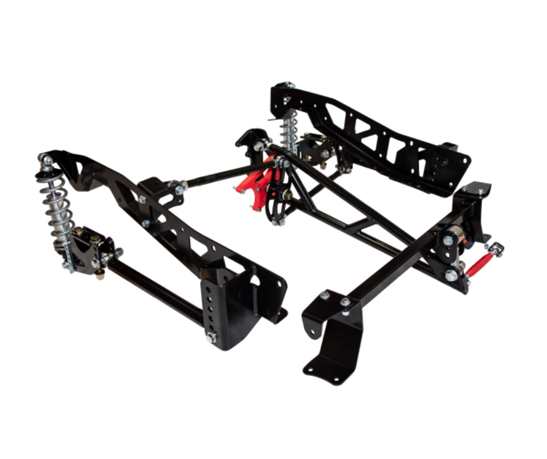 QA1 R222-200 Rear Suspension Kit for Ford F-100 and F-150 Long Wheel Base, Double Adjustable, 200 lb/in Spring Rate