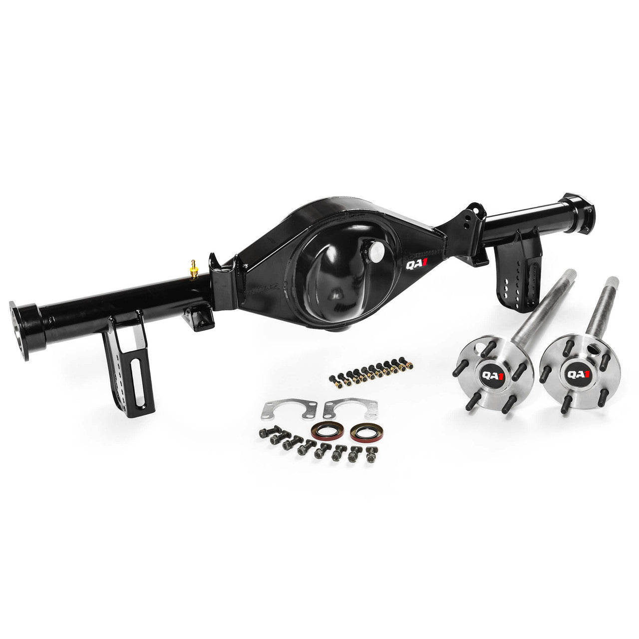 QA1 R901N Rear Axle Assembly for Ford 9-Inch Narrowed Axle with 54.75 Inch Width and 5 x 4.75 Inch Bolt Pattern