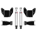 QA1 RDK52621 Drop Kit for Chevrolet Silverado and GMC Sierra 1999-2006, Rear 2-4 Inch Lowering, Double Adjustable Shocks and Shackles