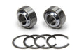 QA1 SIB8-101PK Spherical Bearing Kit with Snap Rings, 0.500 Inch ID, 1.060 Inch OD, Steel