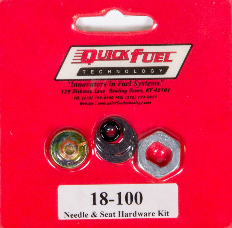 Quick Fuel Technology 18-100QFT Needle and Seat Hardware Kit for Holley / Quick Fuel Carburetors