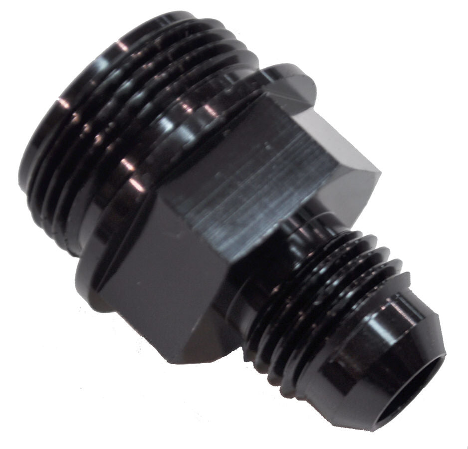 Quick Fuel Technology QFT19-36 6AN Male to 7/8-20 Inlet Fuel Fitting Aluminum Black