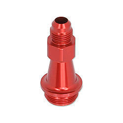 Quick Fuel Technology 19-6QFT 6AN Male to 7/8-20 In Male Aluminum Fuel Inlet Fitting