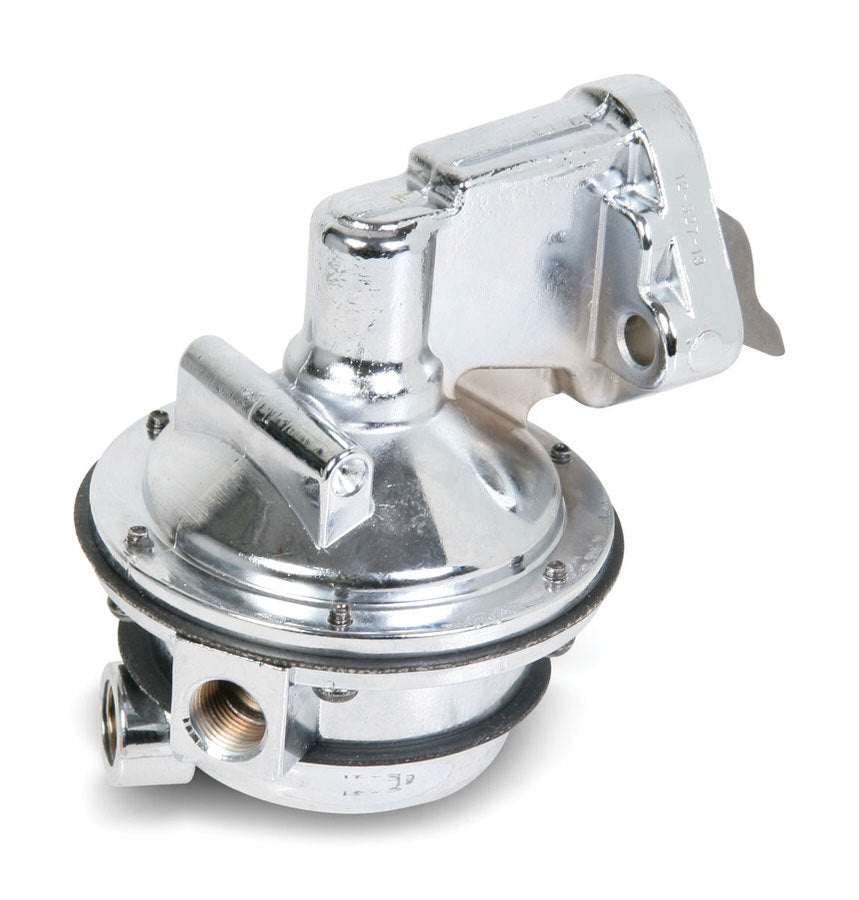 Quick Fuel Technology SBC Fuel Pump 30-350QFT, Mechanical, 110 GPH, 6.5-8 PSI, Aluminum, Polished Finish, Small Block Chevy Compatible