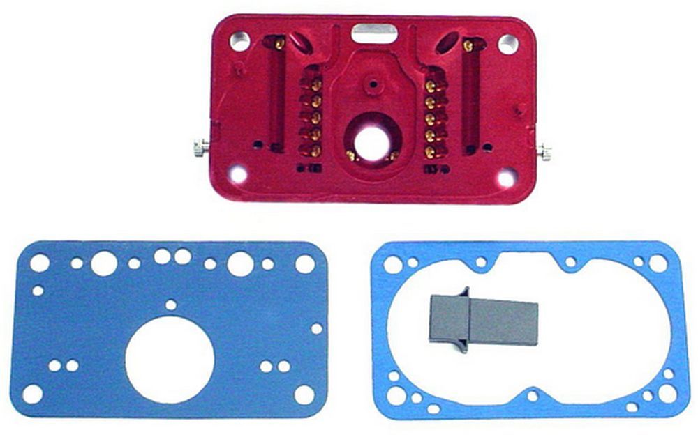 Quick Fuel Technology QFT34-10 Billet Metering Block for Holley 4150 Carburetors, Pro Series Adjustable, Aluminum, Red Anodized