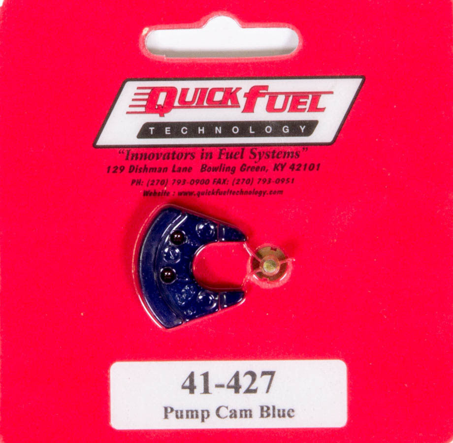 Quick Fuel Technology QFT41-427 Accelerator Pump Cam, Light Blue, Plastic, Screw Type