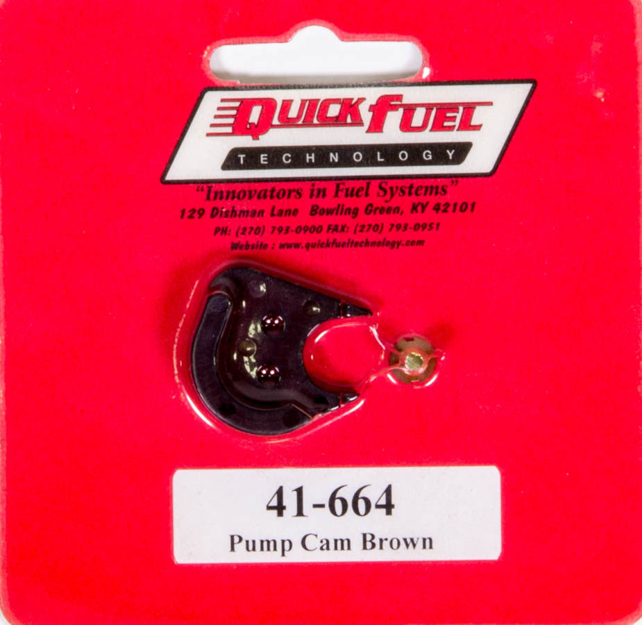 Quick Fuel Technology QFT41-664 Pump Cam, Brown Plastic, Accelerator Pump Cam for Holley and Quick Fuel Carbs