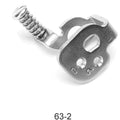 Quick Fuel Technology QFT63-2 Secondary Pump Cam Bracket, Adjustable Steel, Cadmium Finish for Holley 4150 Carbs