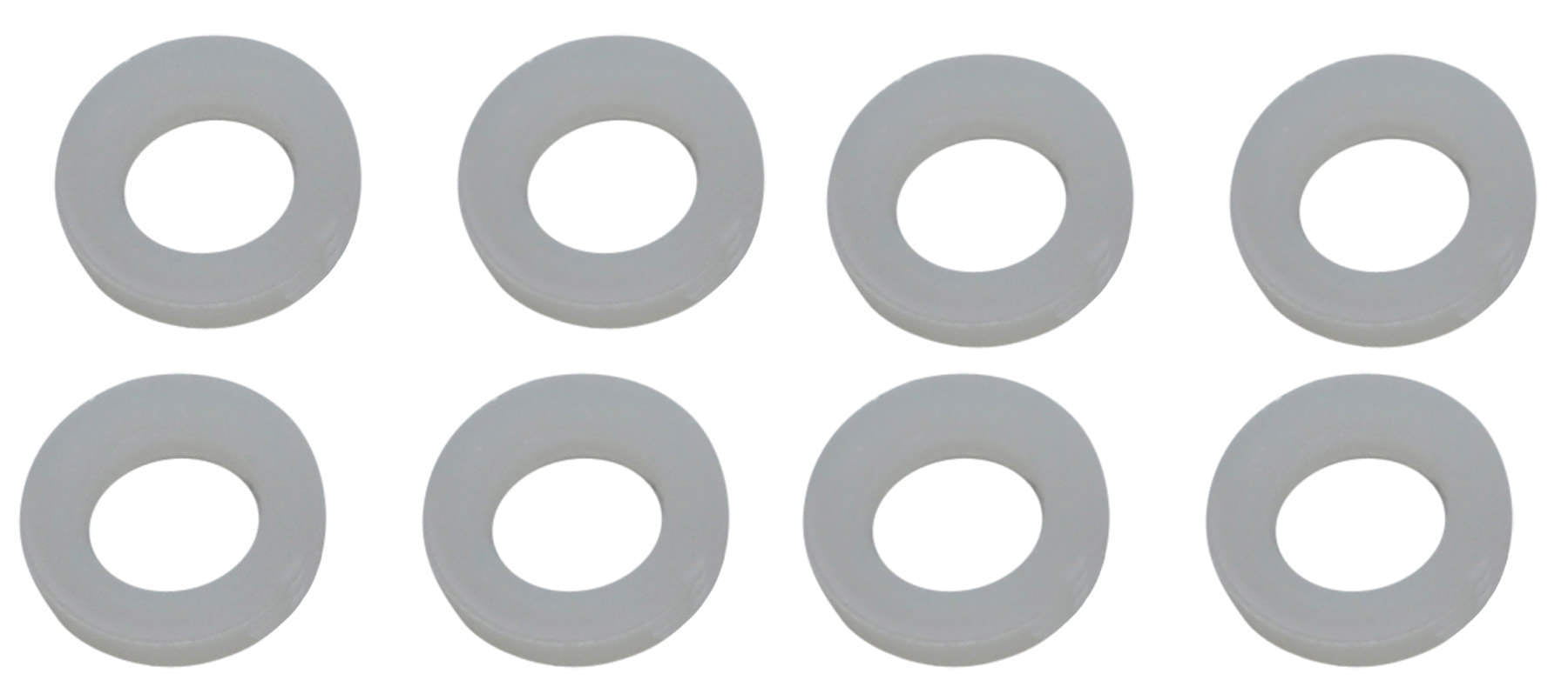 Quick Fuel Technology 8-4QFT Fuel Bowl Screw Gasket, Nylon, 0.219 Inch Inner Diameter, 0.063 Inch Thickness, Set of 8