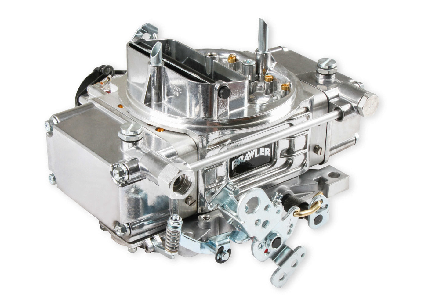 Quick Fuel Technology Brawler 650 CFM 4-Barrel Carburetor with Manual Choke and Aluminum Finish