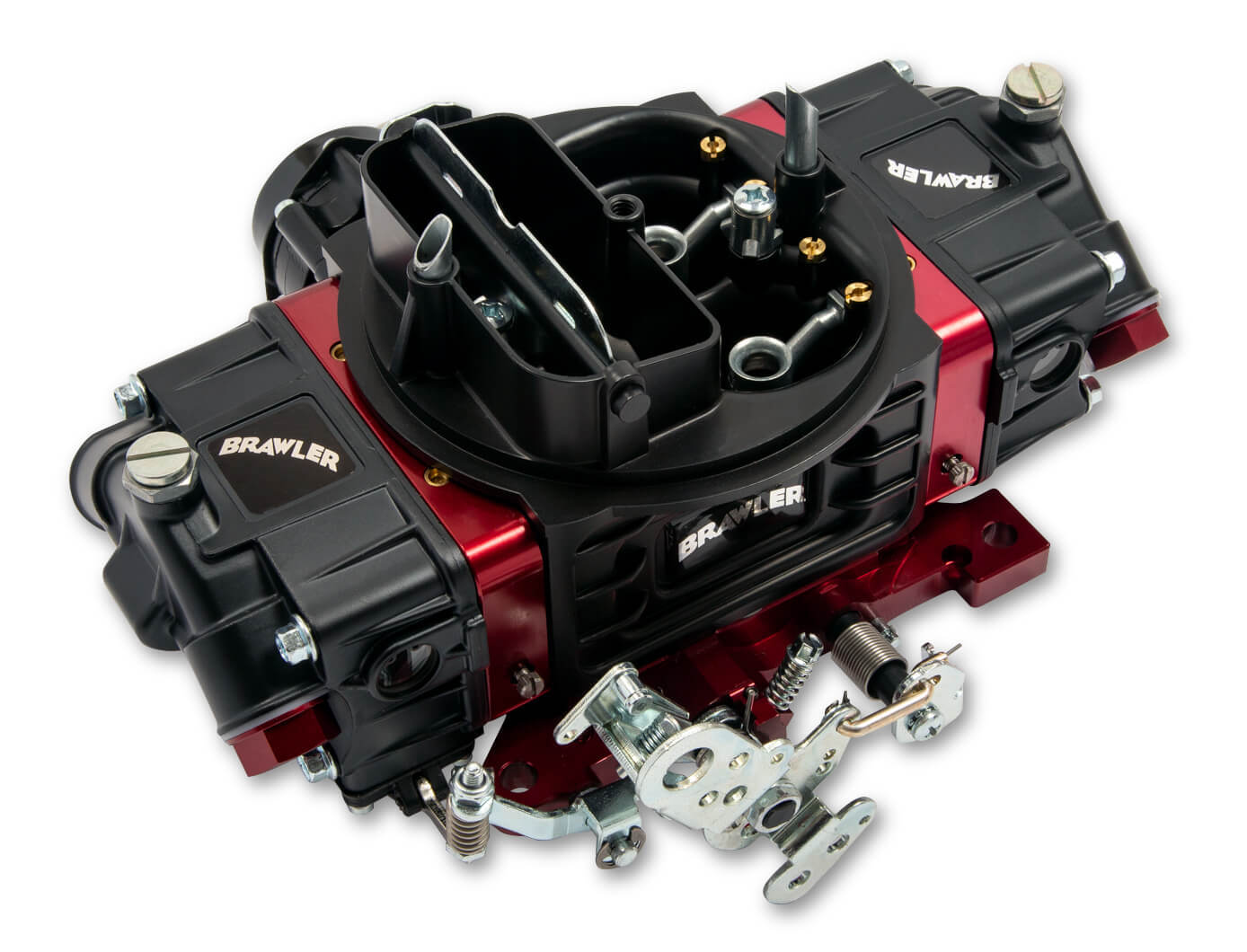 Quick Fuel Technology BR-67320 Brawler Street Series 750 CFM 4-Barrel Carburetor with Square Bore, Electric Choke, and Dual Inlets