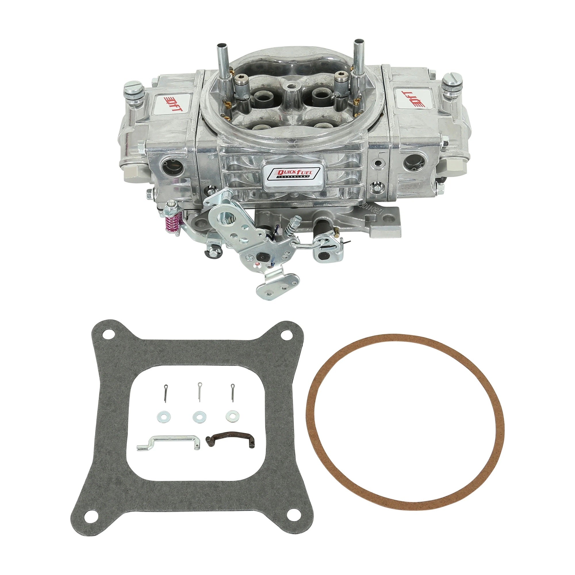 Quick Fuel Technology 650CFM Street-Q Series 4-Barrel Carburetor with Square Bore, Aluminum Finish, Mechanical Secondary