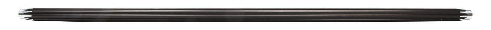 QuickCar Racing Products 38-270 3/8 Inch Aluminum Scalloped Suspension Tube, 27 Inches Long, Black Anodized Finish
