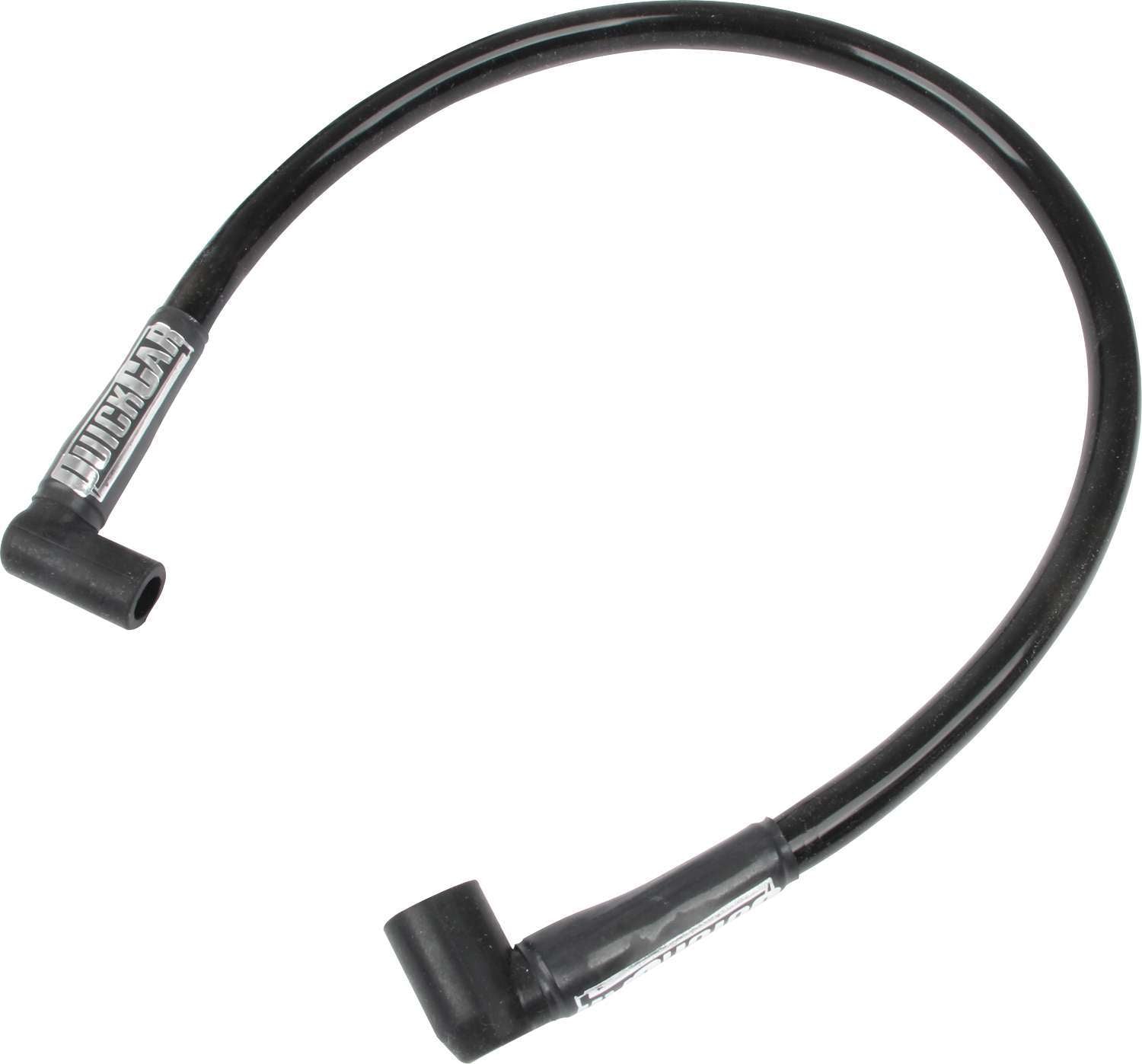 QUICKCAR RACING PRODUCTS Coil Wire 40-243 Spiral Core 11.5 mm Sleeved Black 24 Inches HEI Style Terminal