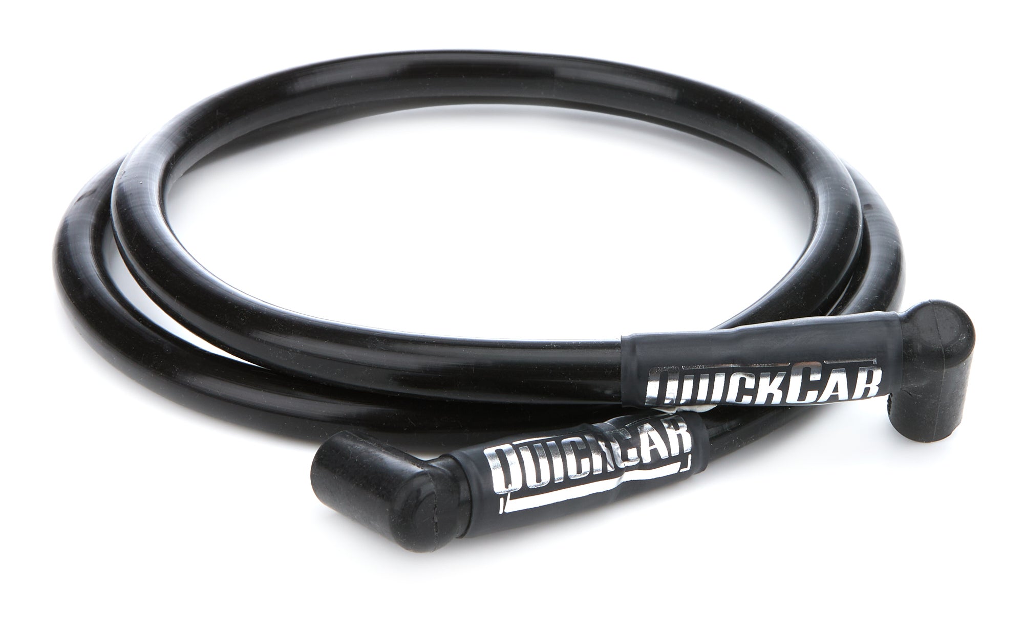 QUICKCAR RACING PRODUCTS 40-483 Coil Wire, Spiral Core, 11.5 mm, Sleeved, 48 Inches Length, Black HEI Style Terminal