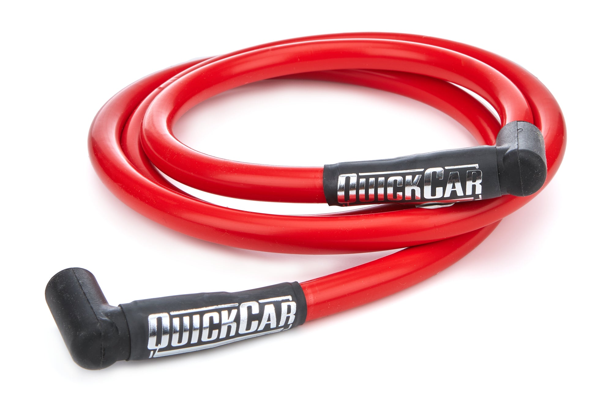 QUICKCAR Racing Products QRP40-601 Spiral Core Red Coil Wire, 60 Inches, HEI Style Terminal