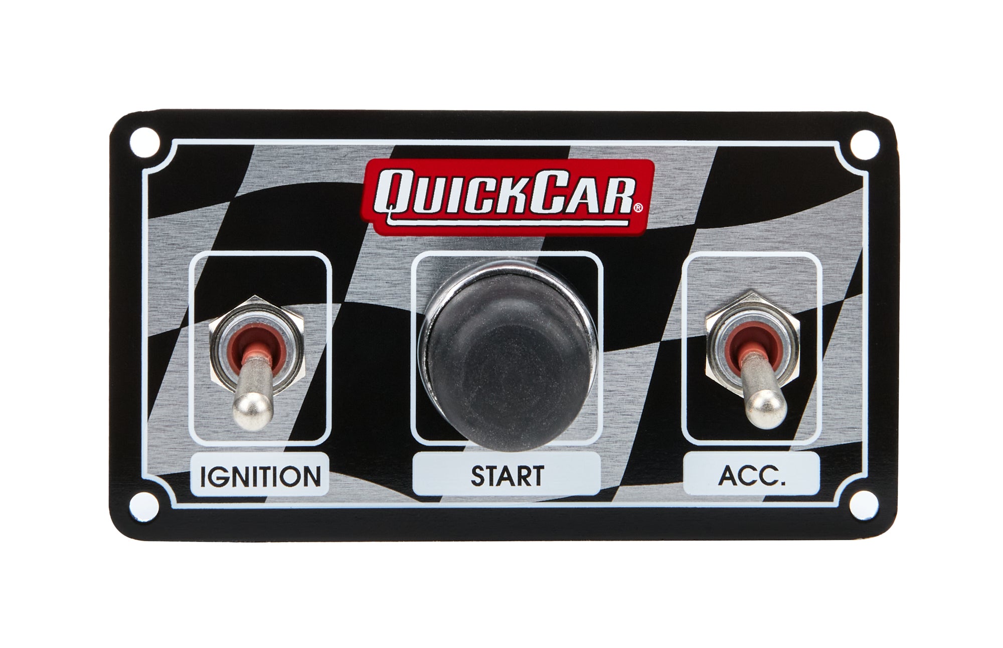 QuickCar Racing Products QRP50-020 Dirt Ignition Panel Weatherproof with Two Toggle Switches and One Momentary Button