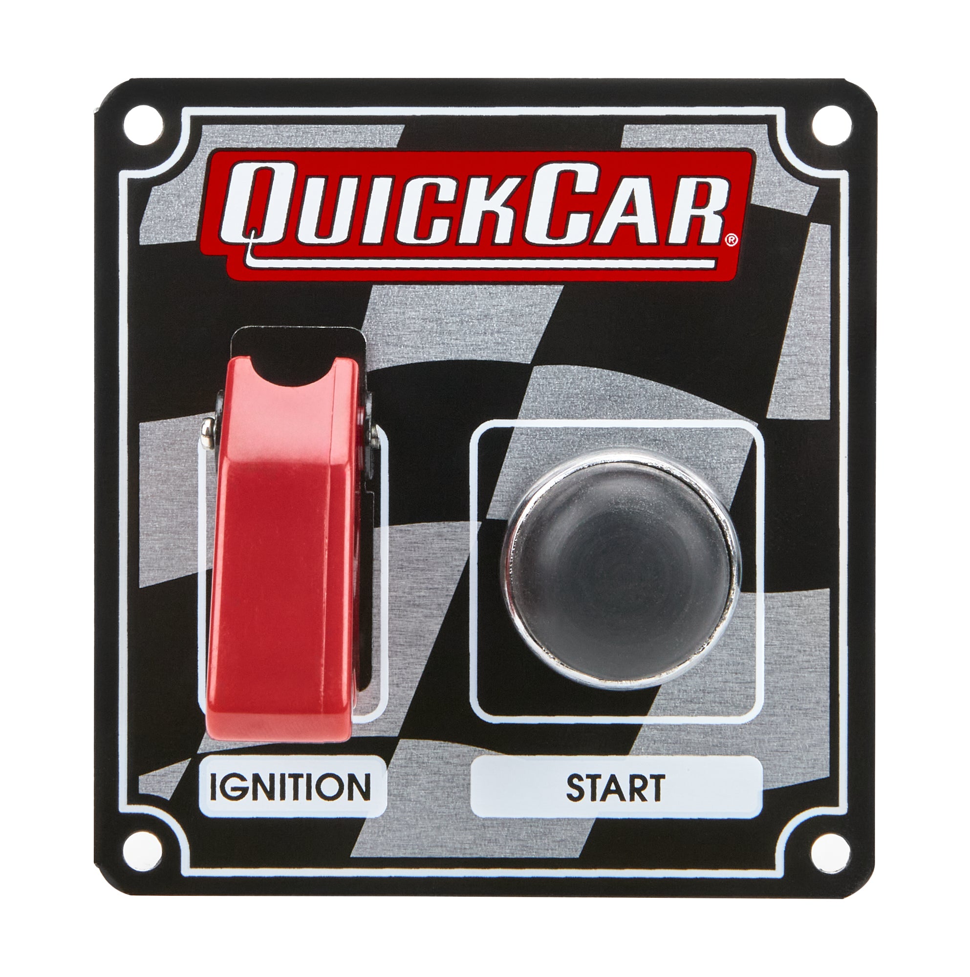 QUICKCAR RACING PRODUCTS QRP50-103 Ignition Panel with Flip Switch and Safety Cover
