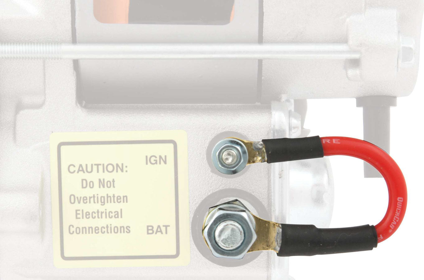 QUICKCAR RACING PRODUCTS 50-2002 Starter Solenoid Jumper Wire with Ring Connectors