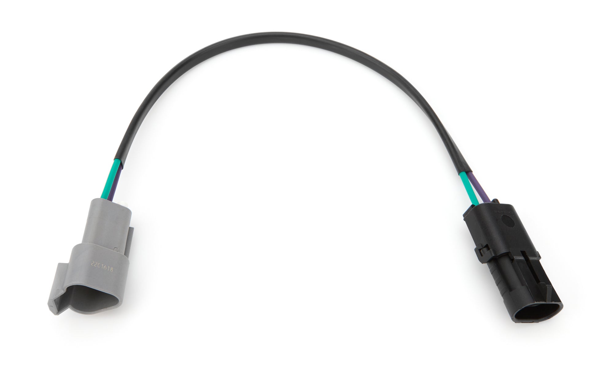 QuickCar Racing Products 50-2016 Distributor Adapter 12-Inch Deutsch to Weatherpack Wiring Harness