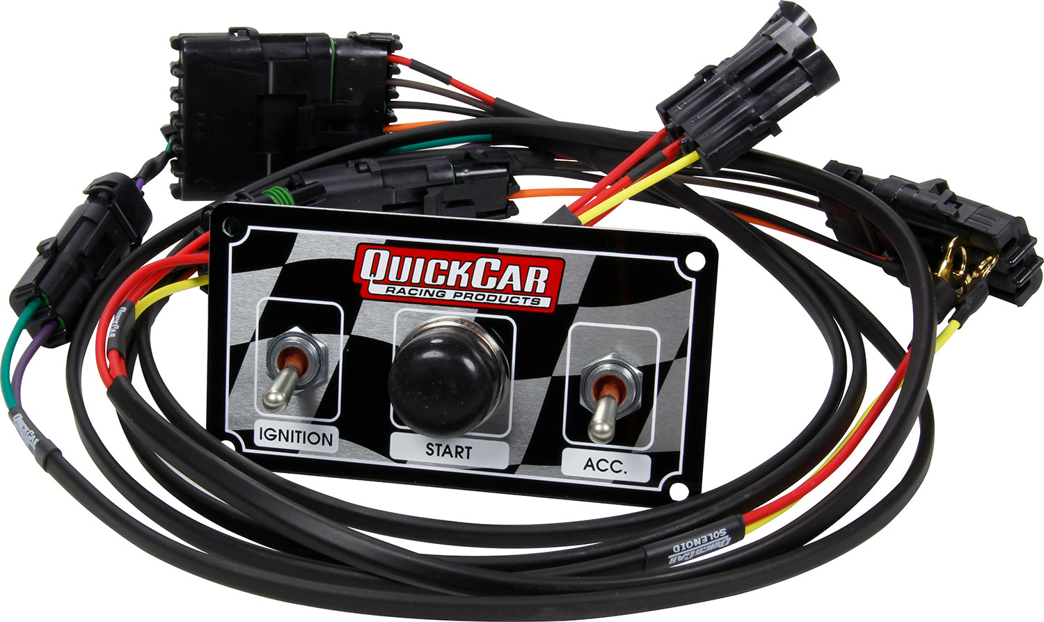 QuickCar Racing Products QRP50-2030 Ignition Wiring Harness with Weatherpack Connectors and Switch Panel for Modified Race Cars