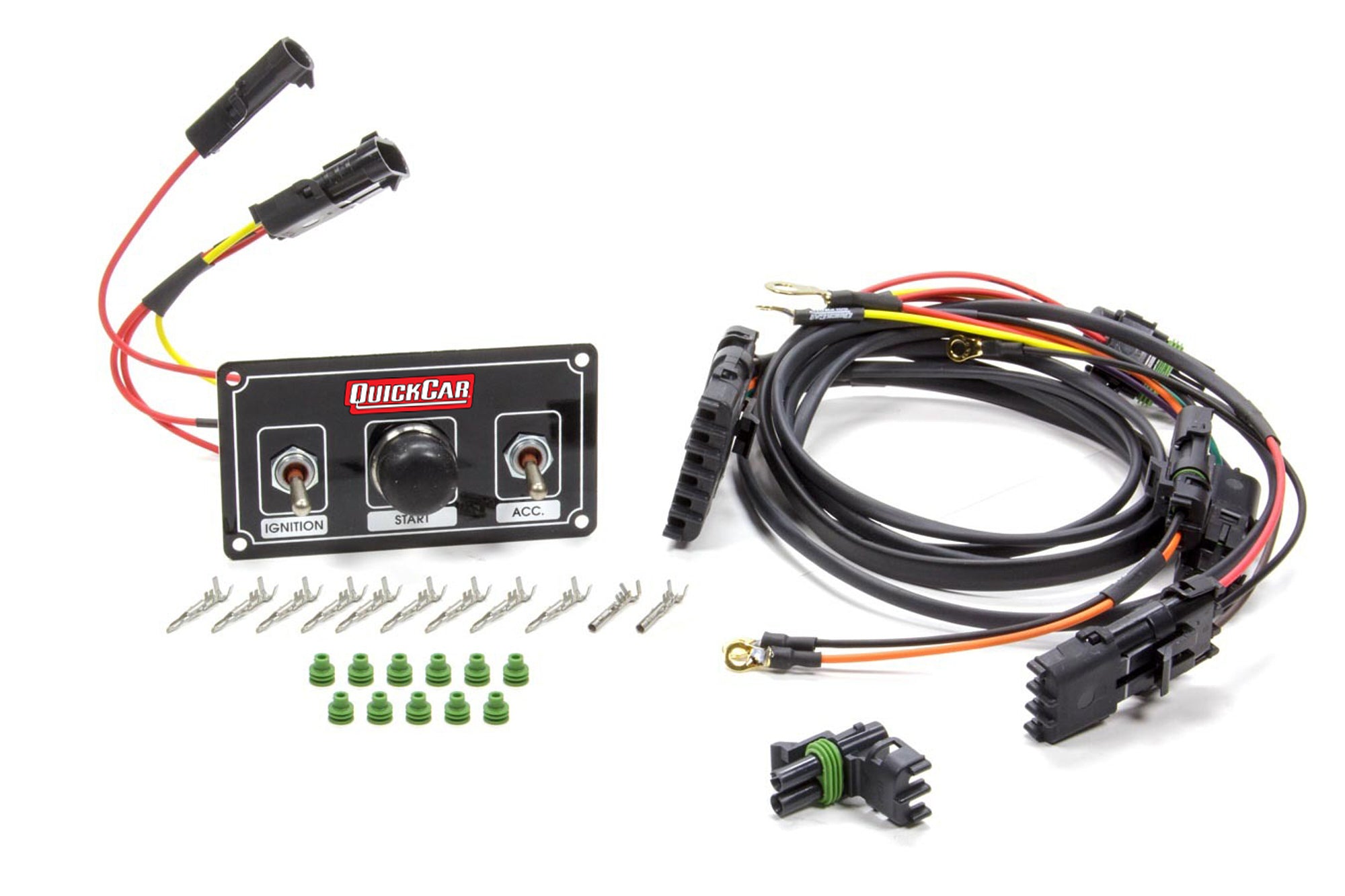 QUICKCAR RACING PRODUCTS QRP50-2037 Ignition Wiring Harness with Weatherpack Style Connectors and Switch Panel for Modified Race Cars