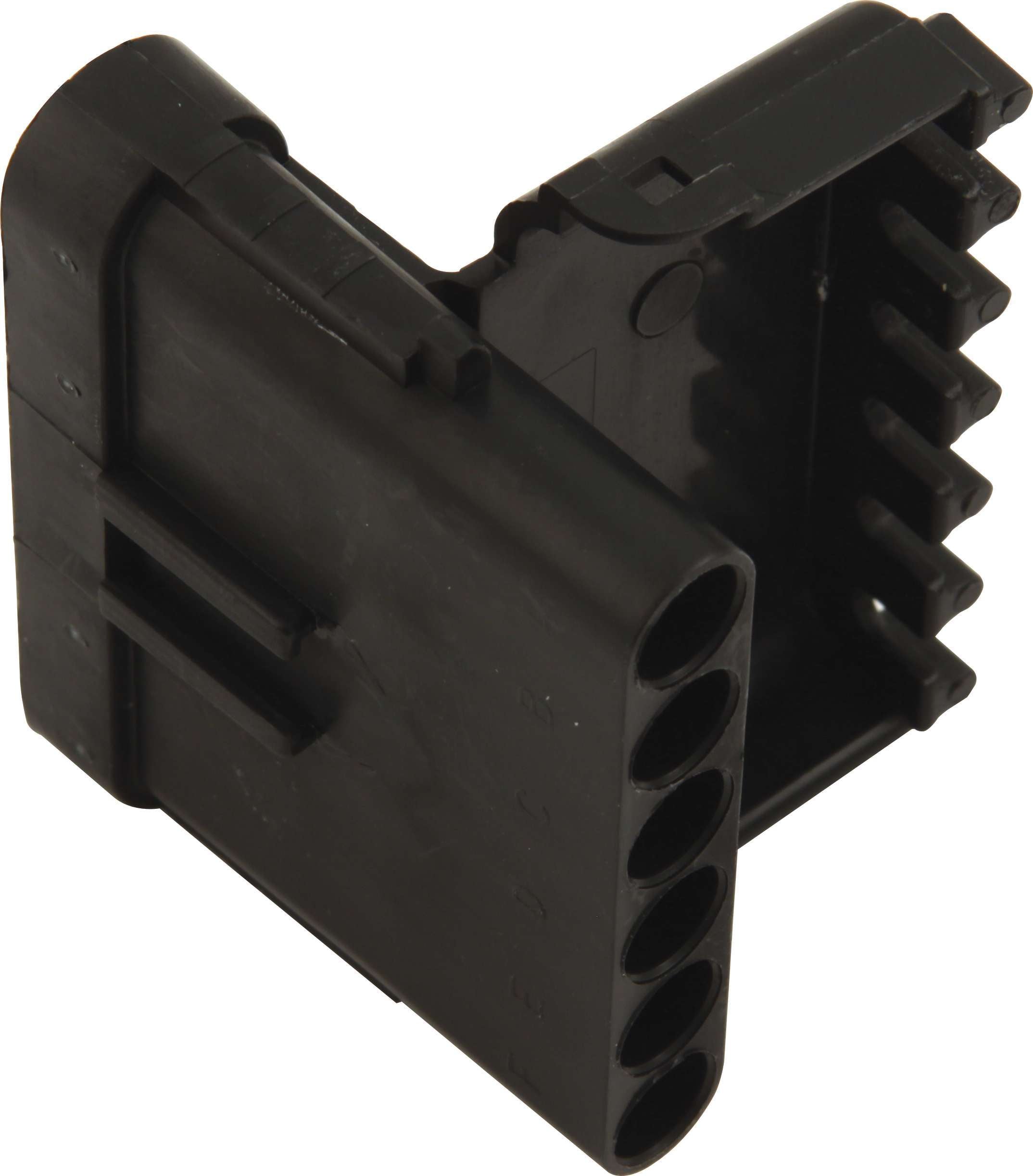 QUICKCAR RACING PRODUCTS 50-361 Male 6 Pin Weather Pack Electrical Connector, Black Plastic