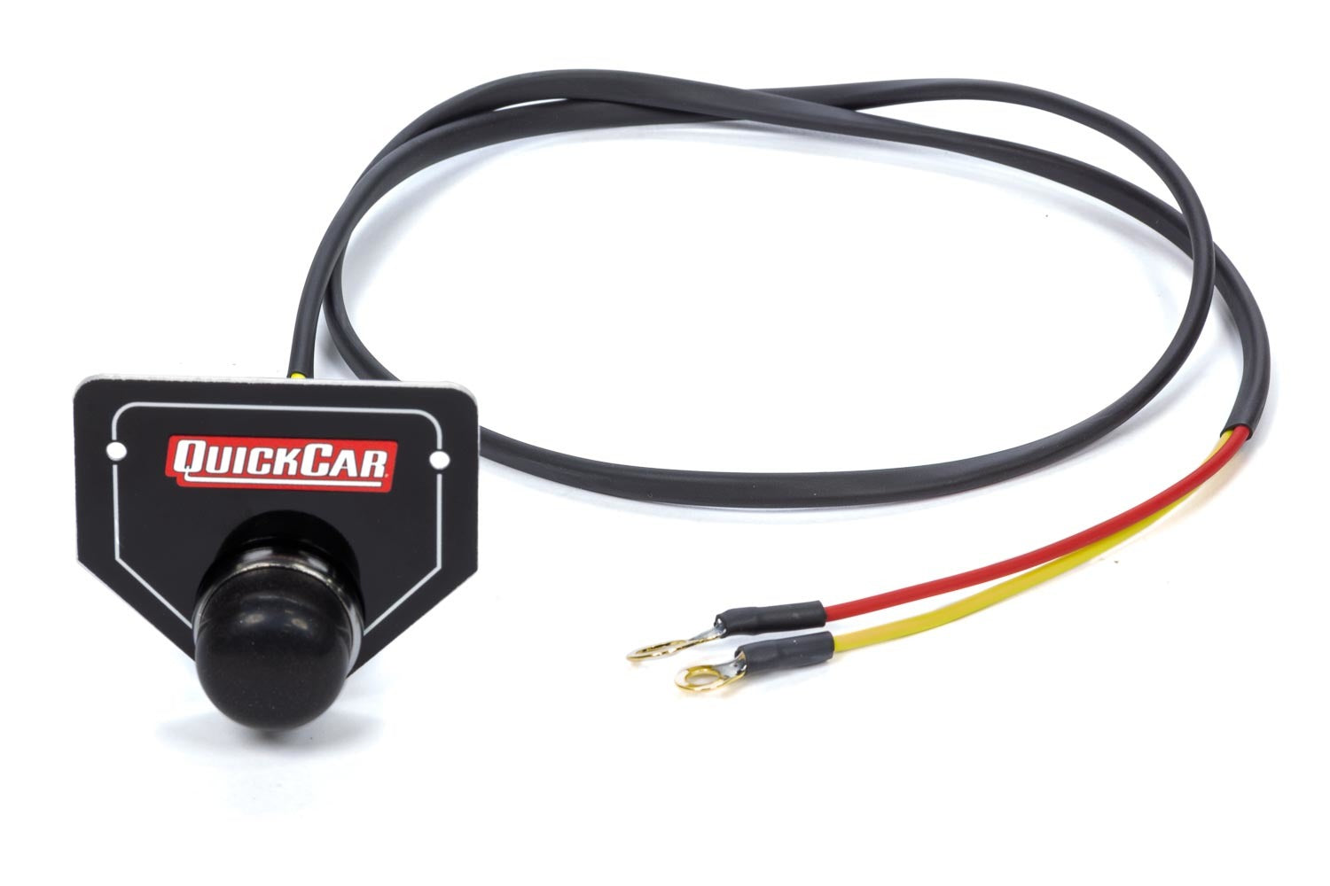 QUICKCAR Racing Products 50-433 Remote Start Button with Panel, 12V, 35 Amp, Momentary Push Button Switch