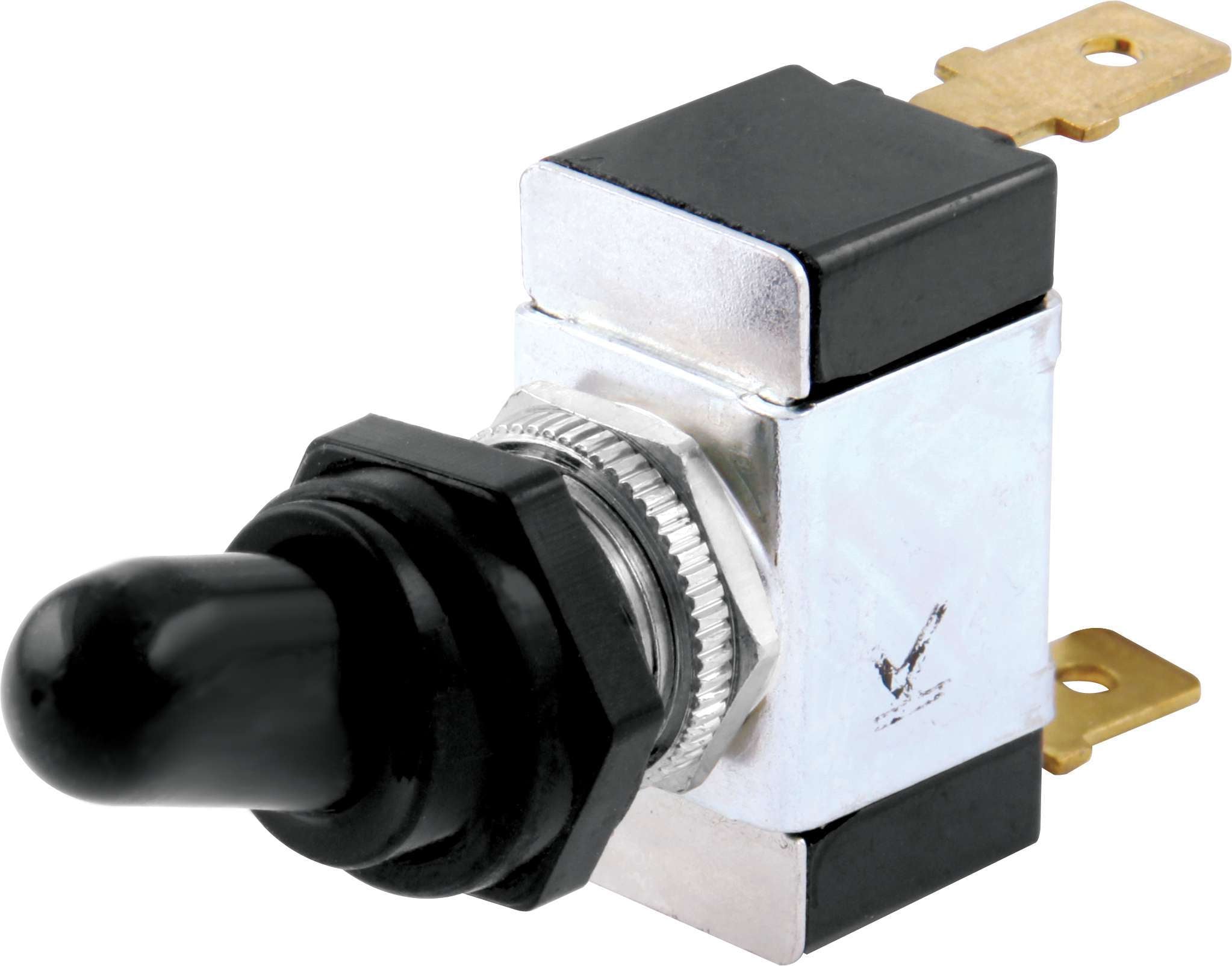 QUICKCAR RACING PRODUCTS QRP50-504 Single Pole Toggle Switch with Weatherproof Cover, 25 Amp, 12 Volt, 3-Wheel Brake On/Off