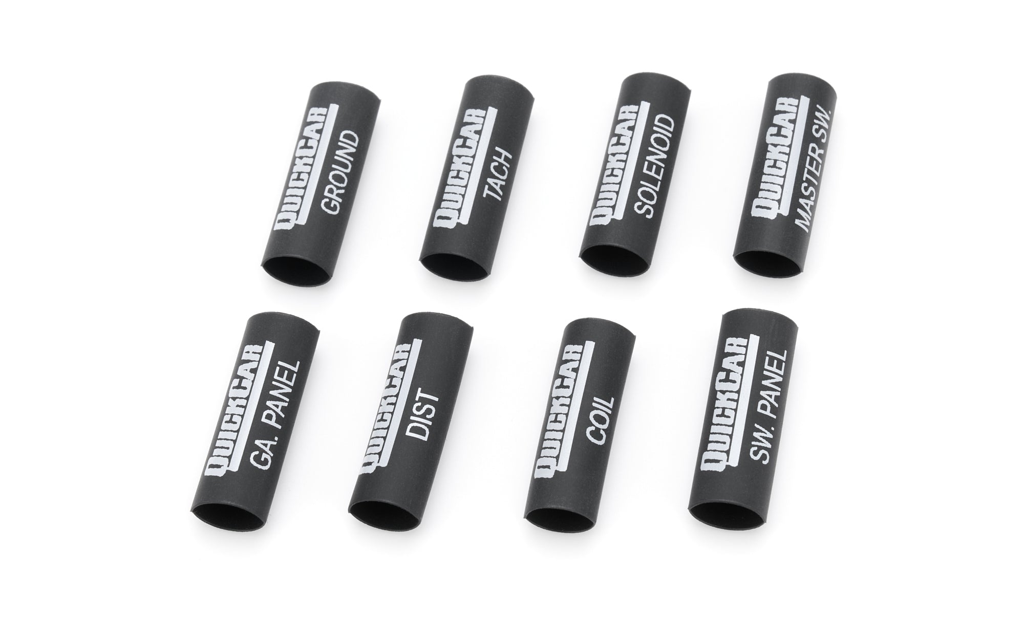 QUICKCAR RACING PRODUCTS 50-705 Labeled Shrink Sleeve Tubing Set of 8 for Ignition Harnesses