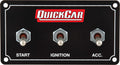 QuickCar Racing Products QRP50-711 Extreme Dash Mount Switch Panel with Two Toggles and One Momentary Switch