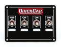 QuickCar Racing Products QRP50-719 Weatherproof Dash Mount Switch Panel with Four Toggles