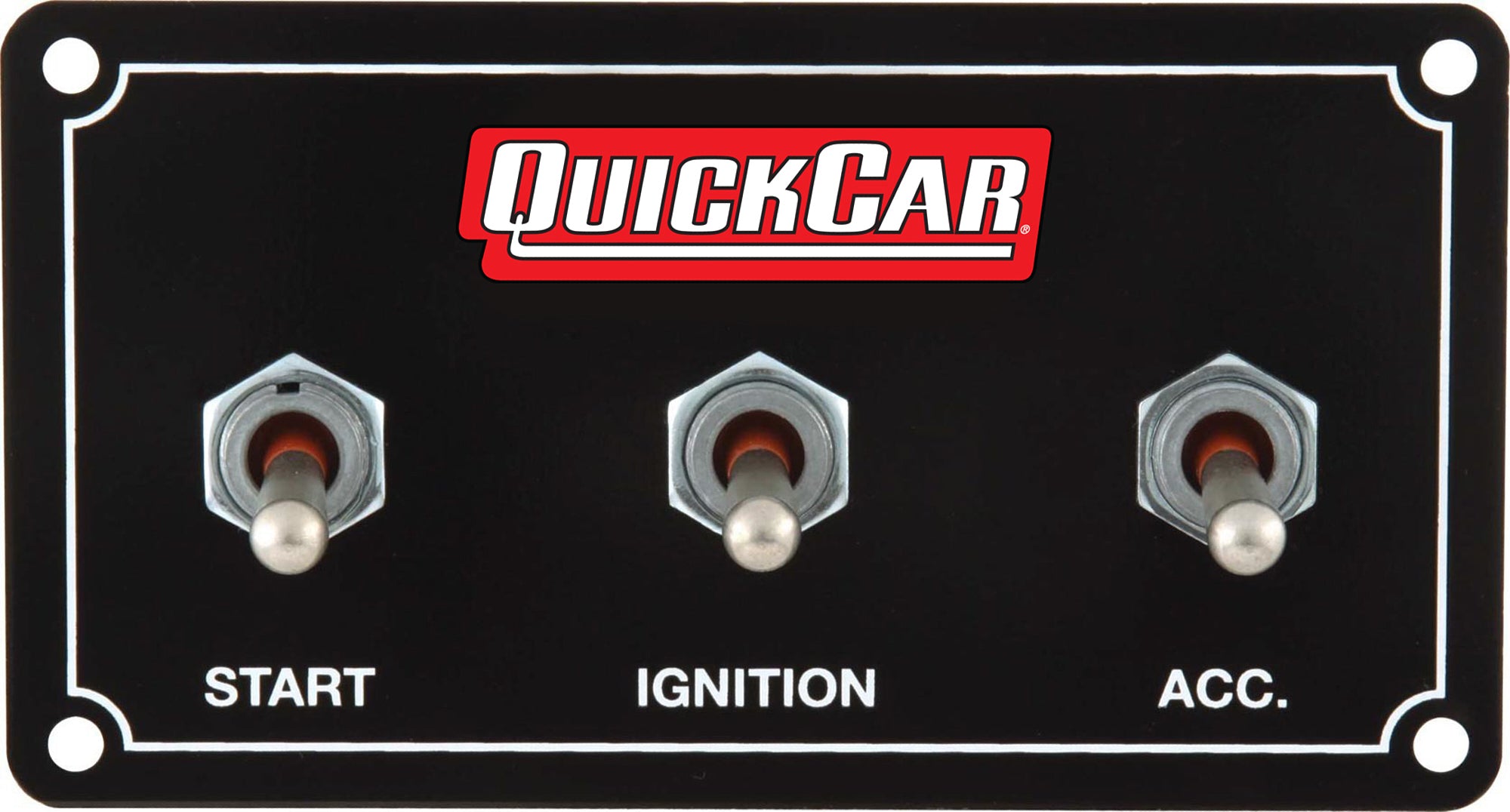 QuickCar Racing Products QRP50-720 Extreme Dash Mount Switch Panel with 2 Toggles and 1 Momentary Switch