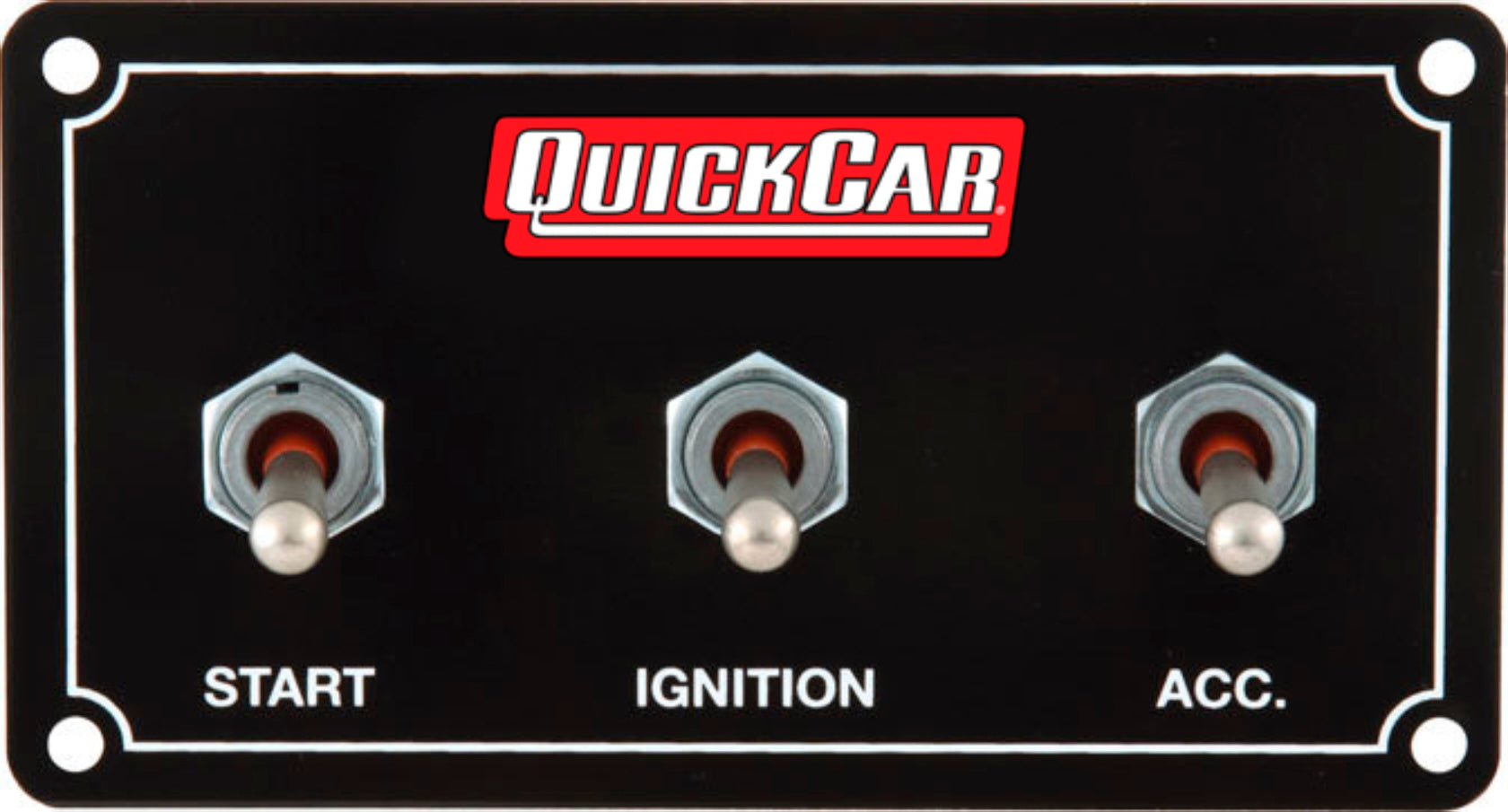 QuickCar Racing Products QRP50-731 Extreme Dash Mount Switch Panel with Four Switches