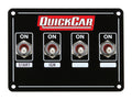 QuickCar Racing Products QRP50-740 Ignition Panel Extreme with Four Switches and Pigtail for Dash Mounting