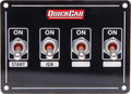 QUICKCAR RACING PRODUCTS QRP50-7411 Ignition Panel Extreme with Four Switches and Dash Mount