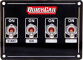 QuickCar Racing Products QRP50-7431 Extreme Dash Mount Switch Panel with Four Toggle Switches