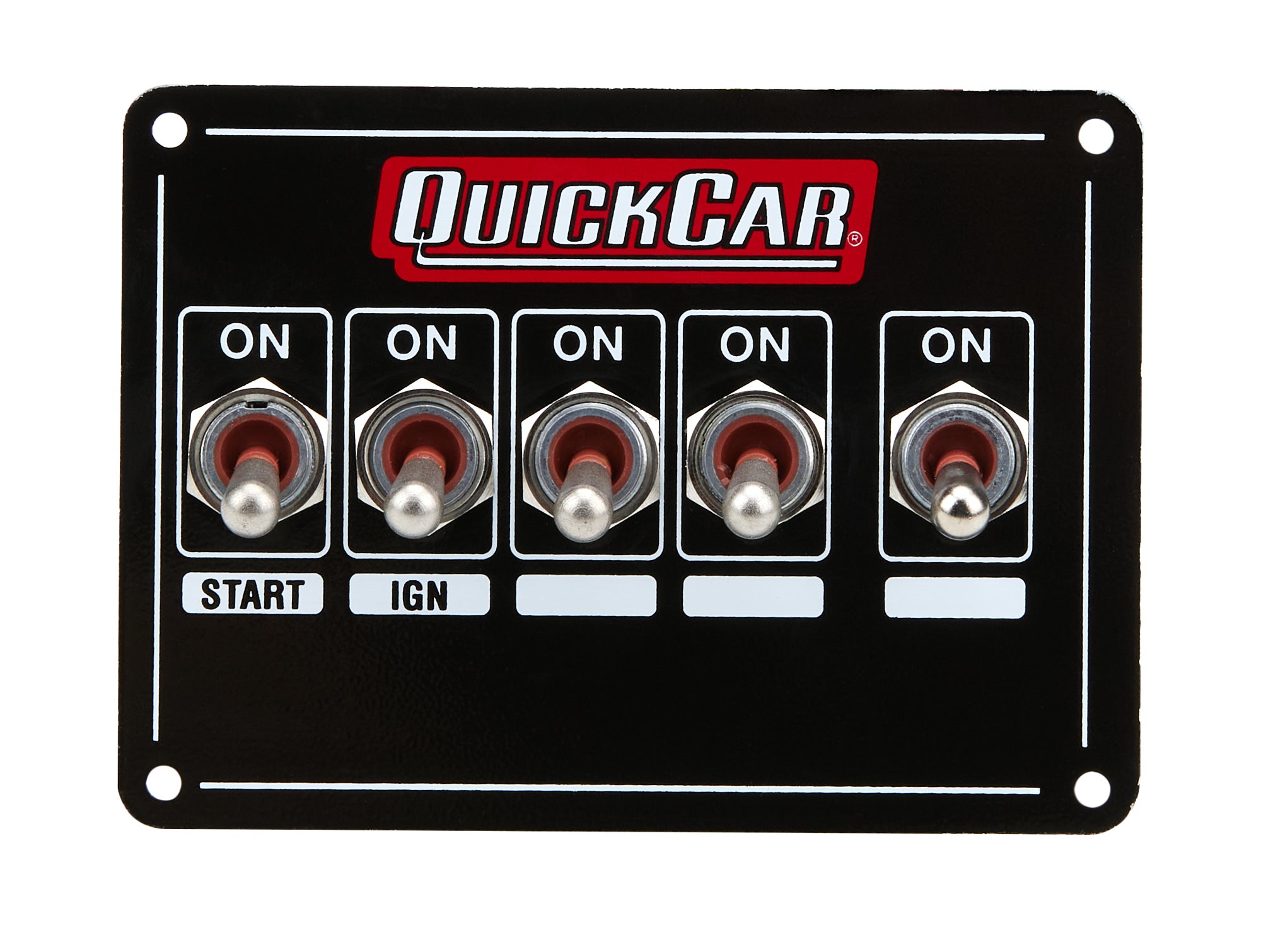 QuickCar Racing Products QRP50-7714 ICP Single Box Black Dual Trigger Switch Panel