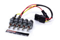 QUICKCAR RACING PRODUCTS QRP50-7739 Ignition Panel with Four Toggle Switches and One Momentary Switch, 3.75 x 1.25 Inches