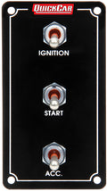 QuickCar Racing Products QRP50-7911 Ignition Panel Extreme Vertical with Dual Switches and Toggle Controls