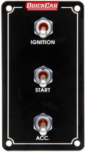 QuickCar Racing Products QRP50-7931 Ignition Panel Extreme Vertical with Three Switches and Two Toggles