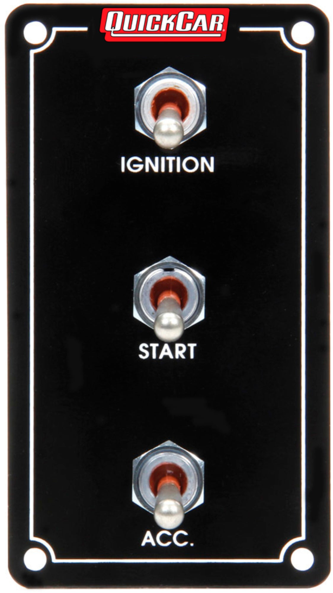 QuickCar Racing Products QRP50-7931 Ignition Panel Extreme Vertical with Three Switches and Two Toggles