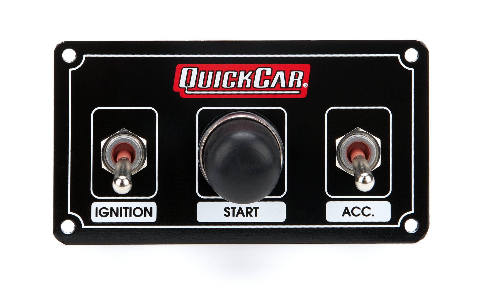QuickCar Racing Products QRP50-820 Ignition Panel with Weatherproof Switches, 4.63 x 2.50 Inches, Black