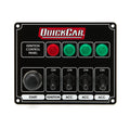 QuickCar Racing Products QRP50-826 Ignition Panel with 4 Toggles and Indicator Lights, Black Finish, 5.5 x 4.375 Inches