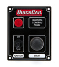 QuickCar Racing Products QRP50-852 Ignition Panel with Indicator Lights, Black, Dash Mount, 3.375 x 4.25 Inches