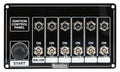 QuickCar Racing Products QRP50-868 Ignition Panel with Start Button and Six Accessory Circuits, Black, 6.875 x 4 Inches