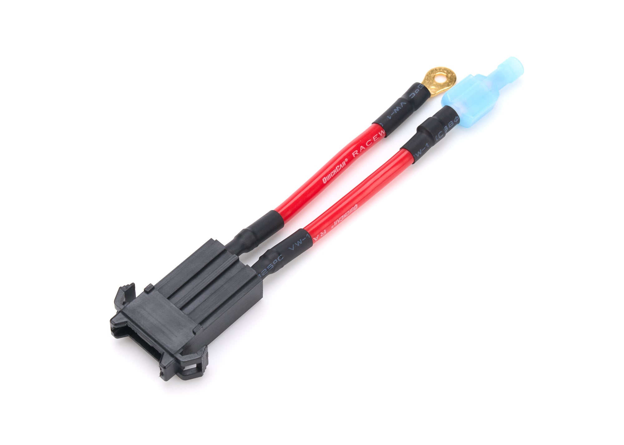 Quickcar Racing Products Fuse Holder 50-9162 Weatherproof In-Line Plastic Black for ATC Fuses