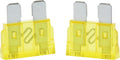 QuickCar Racing Products 50-920 20 Amp ATC Fuse Set of 5, Yellow