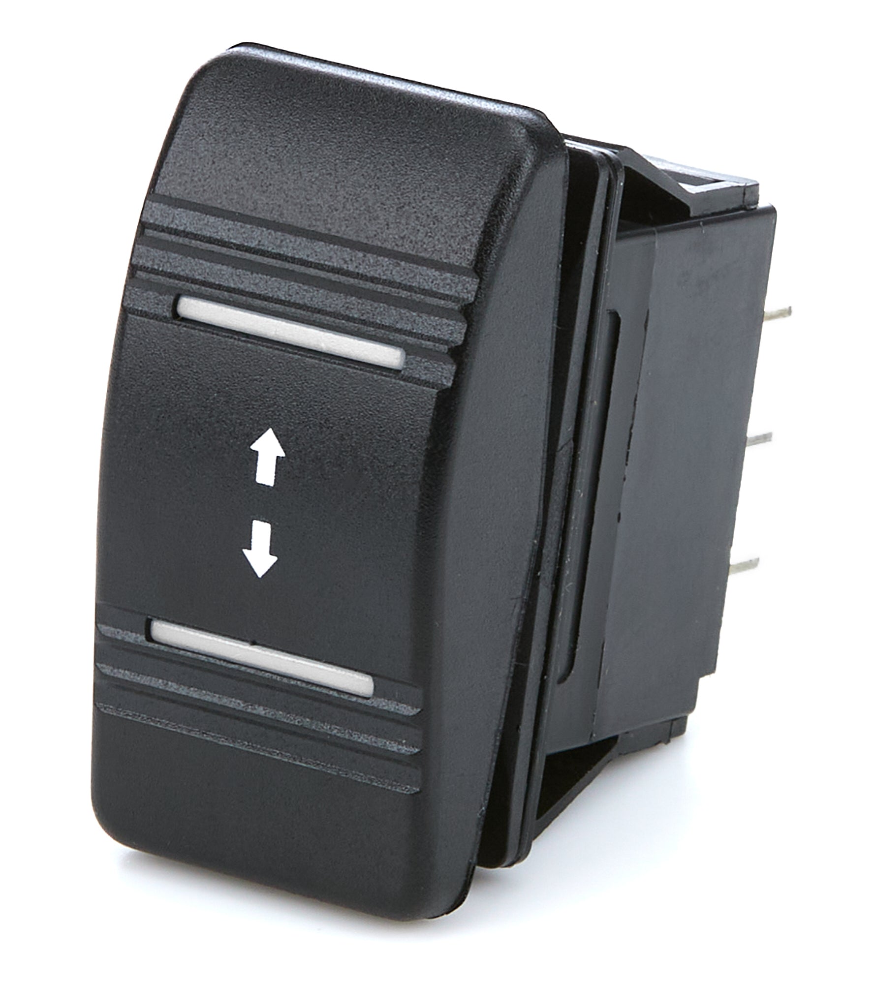 QUICKCAR RACING PRODUCTS 52-402 Momentary Rocker Switch 12V Black Plastic
