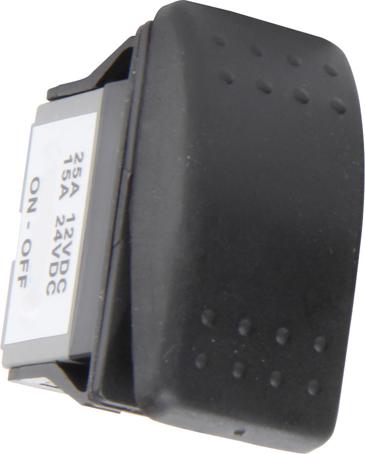 QUICKCAR RACING PRODUCTS QRP52-500 Rocker Switch On/Off 12V Plastic Black
